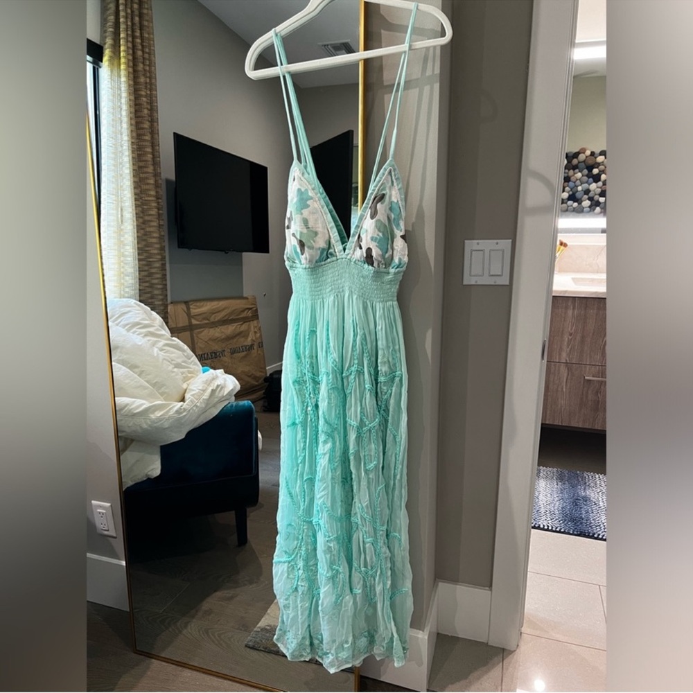 Letarte Handmade Camo Long Tri Dress